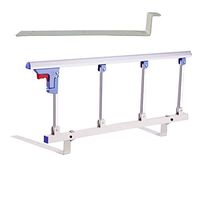 LLF Foldable Bed Rail Safety Assist Handle Bed Railing Guard Rails for Elderly & Seniors, Adults, Children Folding Hospital Bedside Grab Bar Bumper Handicap Medical Assistance Devices