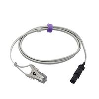 Compatible Datex Ohmeda Veterinary Spo2 Sensor Animal Ear Tongue Clip 3.2 ft 7 Pins Connector