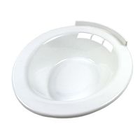 JBS PVC Sitz Bath for Toilet Bowl Maternity Pregnant Hemorrhoids Therapy White