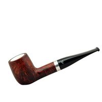 Gasparini Orange Billiard Briar Brown Matte Meerschaum Lined Tobacco Smoking Pipe