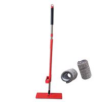 BBT-Shop Hand-Free Mop Set Home Lazy Mop with Rag- Free Hand-Washing Flat Mop (2 Rag)