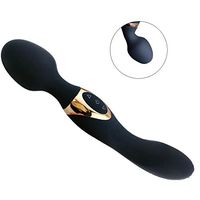 Omlela Wireless USB Charging Port Water-Resistant Massager 10 Speeds Patterns Edible Silicone Dual Motors Massager, for Back Neck Shoulder Legs