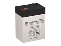 ExpertPower EXP645 Replacement Battery - 6 Volt 4.5 AH F1 Terminal by SigmasTek