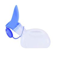 LSY@ Urinal Pot, 1000ml Unisex Portable Household Child Chamber Pot Old Man Urinal Hospital Urine Collector Mobile Toilet Car Travel Camping Bottle Suitable for Women 20 X 14 X 9 cm