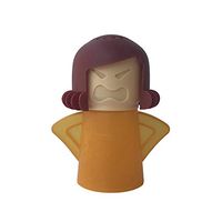 iFlyMars Angry Mama Microwave Oven Cleaner, Fast Action Steam Kitchen Gadget,Just Add Vinegar and Water (Yellow)