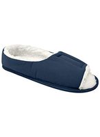 Men's Open Toe Edema Slipper Navy X-Large US Women