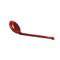 Yanco CR-7003 Black and Red Two-Tone Noodlespoon, 8.25" Length, Melamine, Black/Red Color, Pack of 72