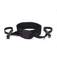 Fushida Safety Gait Belts Bed Transfer Board Non-Slip Durable Cushion Standing Aids and Supports High Qualiity Compound Fabric Band(Black)