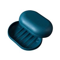 Pviolet Soap Dish Box Soap Case Holder Plastic Bathroom Shower Soap Container Tray Dish Storage Holder Plate Home Travel Convenient for Travel Home Office