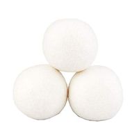Lemoning Sheep 6-Pack Premium Wool Dryer Balls Reusable Natural Fabric Softener 7CM Organic Wool, Home Textiles Home Decor Living Room for Easter
