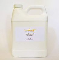 ORGANIC RICE BRAN OIL COLD PRESSED 100% PURE ORGANIC NATURAL 32 OZ
