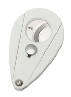 Xikar Xi2 Cigar Cutter With 440 Stainless Steel Blades With Rockwell C Rating Of 57, Pearl White