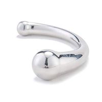 Handheld Personal Massager Waterproof Metal Massage Stainless Steel Wand Massor (Silver (690g))