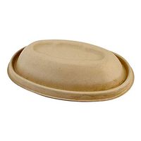 World Centric BOL-CS-UBB 100% Compostable Ingeo Clear Plastic Burrito Bowl Lids, for 32 oz. Bowls (Pack of 300)