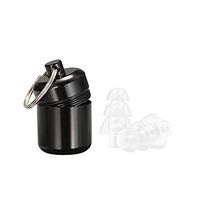 FESTNIGHT Ear Plugs, Noise Cancelling Hearing Protection Silicone Earplugs Reusable for Sleeping Snoring Concerts Music Festivals Clubs, with Aluminium Box, 1 Pair