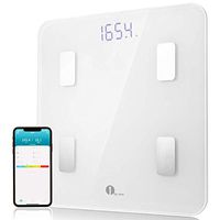 1byone Scales Digital Weight and Body Fat Scale, Bluetooth Bathroom Scale Track Key Body Compositions, 400lbs