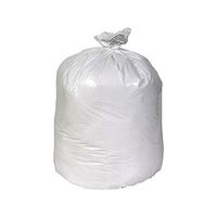 Brighton Professional Linear Low-Density Trash Bags, White, 40-45 Gallon, 100 Bags/Box