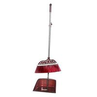 Kylin Express Durable Removable Broom and Dustpan Standing Upright Grips Sweep Set with Long Handle, C10