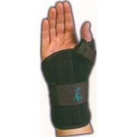 Med Spec Ryno Lacer Wrist Support Short, Black, Medium Rght