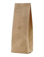 BAP 50 Pack 8 oz Kraft Side Gusseted Bag with Valve for Coffee