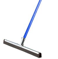 Ettore 61054 Wipe and Dry 18-Inch Floor Squeegee with 53-Inch Handle (2 Pack)