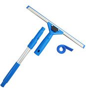 ITTAHO All Purpose 14 Inch Window Squeegee with Handle and Rubber Replacement,Squeegee Shower Cleaner for Bathroom Glass Shower Door Car Windshield Window Wash