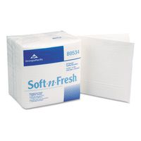 GPC80534 Soft-n-Fresh Patient Care Disposable Wash Cloths, 13 x 13, White, 50/Pack