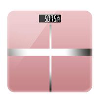 LAUYYN Digital Body Weight Bathroom Scale with Step-On Technology and Large LCD Backlight Display,6mm Tempered Glass, High Precision Measurements