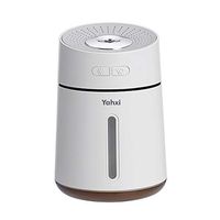 Essential Oil Diffuser Pure Ultrasonic Cool Mist Humidifier with USB Adjustable Mist Mode, Diffusers for Essential Oils with 400ML Water Capacity, Automatic Shut-Off and 7 Color LED Light Function