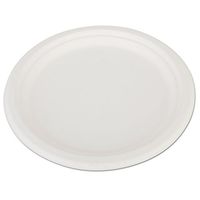 SCH18160 - Champware Heavyweight Bagasse Dinnerware, Plate, 10quot, White