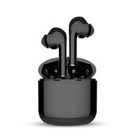 True Wireless Stereo Earbuds Wireless Headset in-Ear Earbuds Sports Headset, Wireless 5.0 Auto Pairing with Charging Case Noise-Reduction high-Definition 3D Stereo (Black)