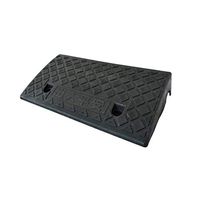 Wheelchair Ramp Mat, Outdoor Portable Triangle Mat, Bicycle Motorcycle Wheelchair Pedal Anti-Skid Service Ramp3-11cm (Color: Black, Size: 50 22 7cm) (Size : 50229CM)