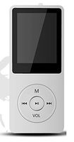 AGPtEK 2015 Latest Version 8GB & 70 Hours Playback MP3 Lossless Sound Music Player (Supports up to 64GB), Color White