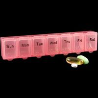 AP-280 Large Weekly Pill Organizer Pack of 12 (Clear)