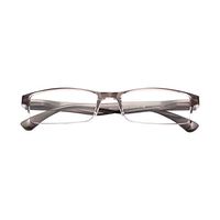 Amorays Reading Glasses with Spring Hinge Uni-lens Readers for Men and Women 3221 Brown 1.00