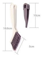 PANDA SUPERSTORE Set of 2 Multi-purpose Brush/Cleaning Brush/Window Cleaning Tools,Coffee