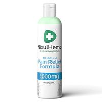 Nixul 1000mg Hemp Pain Relief Lotion - Lab Tested - for Arthritis, Back, Knee, Joint, Nerve & Muscle Pain, and Inflammation (4oz Bottle)