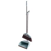 EASON Broom Dustpan Suit, Foldable Plastic PP Broom Combination Family Soft Hair Clean Dustless Helper Tools Household Cleaning Tools