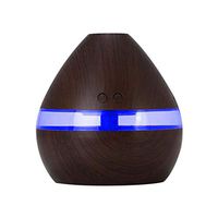 Aroma Diffuser Humidifier 300ml Wood Grain Aromatherapy Diffusers USB Night Light Aromatic Diffusers for Essential Oils Air Diffuser Vaporiser Anti Slip Base Room Diffusers