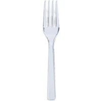 Party Dimensions 48 Count Plastic Forks, Clear