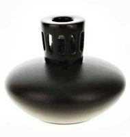 Millefiori Black Ceramic Large Classica Lampair Fragrance Lamp Milano