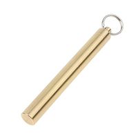 MagiDeal Waterproof Brass Pocket Toothpick Holder Mini Ear Pick Box Pill Capsule Case