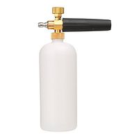 Foseal Snow Foam Lance Jet Wash Pressure Car Washer Foam Cannon 1L Bottle Adjustable Thick/Watery Soap Foam, with 1/4" Quick Release Foam Blaster for Washer Gun, Heavy Duty Brass Knob