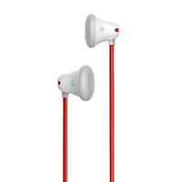 GranVela Mrice E100 High Fidelity Stereo Earbuds Tangle-Free Triangle Cable in-Ear Headphones for iPhone, iPad, Android Phones and More (White)