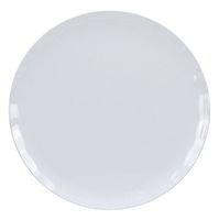 Yanco CAT-1016W Catering Round Plate, 16" Diameter, Melamine, White Color, Pack of 6