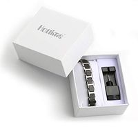 Magnetic Bracelet Men,Magnetic Stone can be Used to Relieve Arthritis, Joint Pain, etc, Health Bracelet for Men,Black