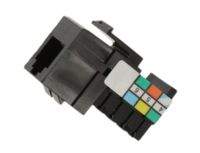 Leviton 41106-RB6 Voice Grade QuickPort Connector, Brown