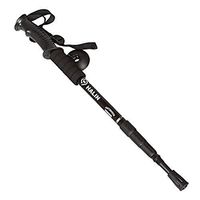 Light Walking Poles，Adjustable Non-Slip Outing Cane, on Foot Travel Ski Poles, Outdoor Mountain Climbing Lovers The Best of Select Equipment (Color : Black)