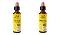 Bach Rescue Remedy Original Natural Stress Relief Flower Essence, Dropper, (20 ml. - 2 Pack)