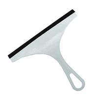 Window Scraper Long Handle Blade Multipurpose Multipurpose Utility Stainless Steel Heavy Duty Squeegee Rubber Wiper Cleaner Cleaner for Home Kitchen Auto Windshields (Blue)